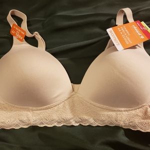 Warner's Cloud 9 Wireless Triangle bra 38B NWT